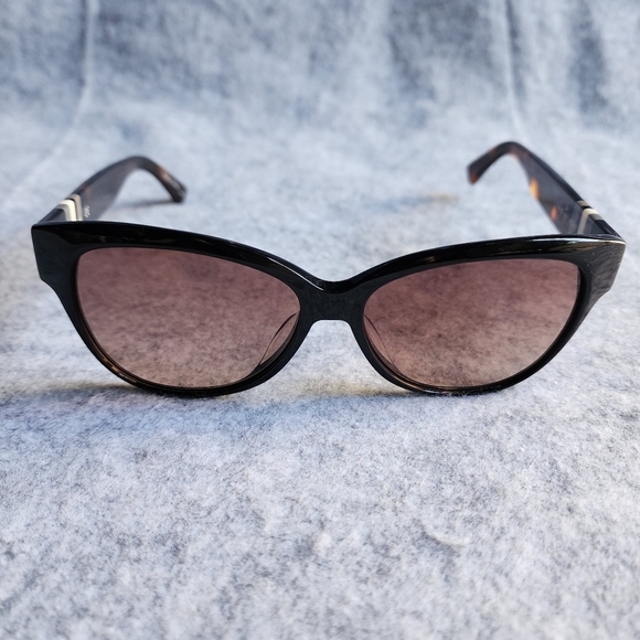 Longchamp Semi Cat-Eye Sunglasses In Black Havana LO635S